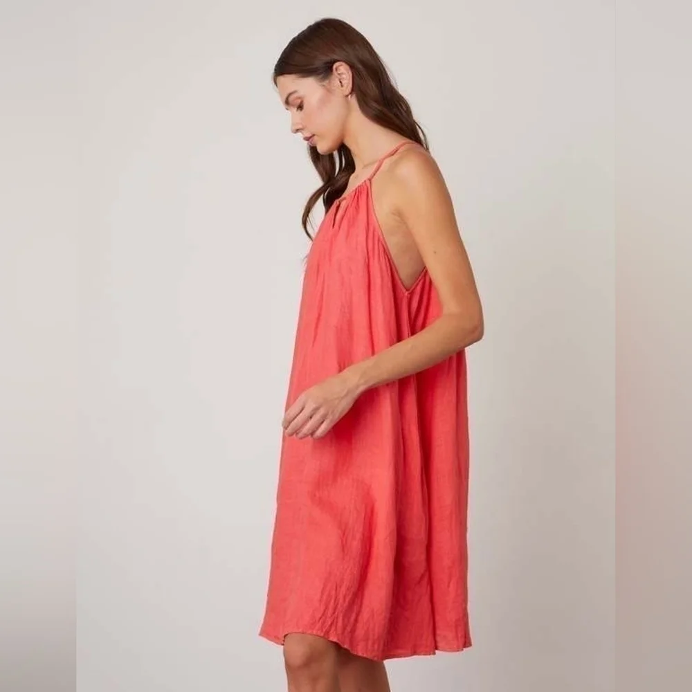 Velvet by Graham & Spencer DORA LINEN DRESS - FLIRT - Picture 4 of 5